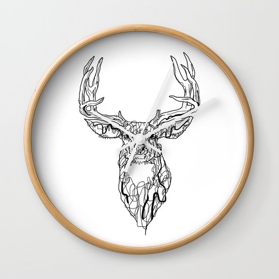 El Camino del Venado Wall Clock