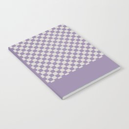 Beige and Purple Square Notebook