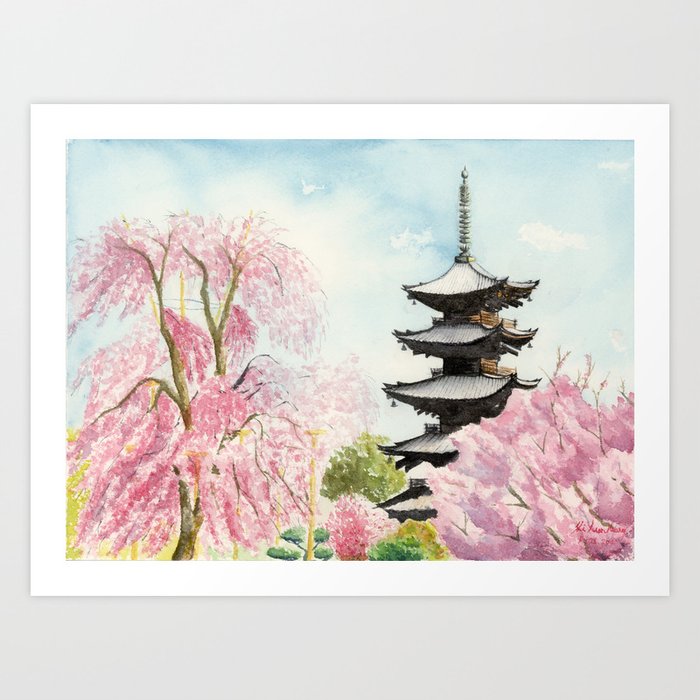 japanese watercolor art