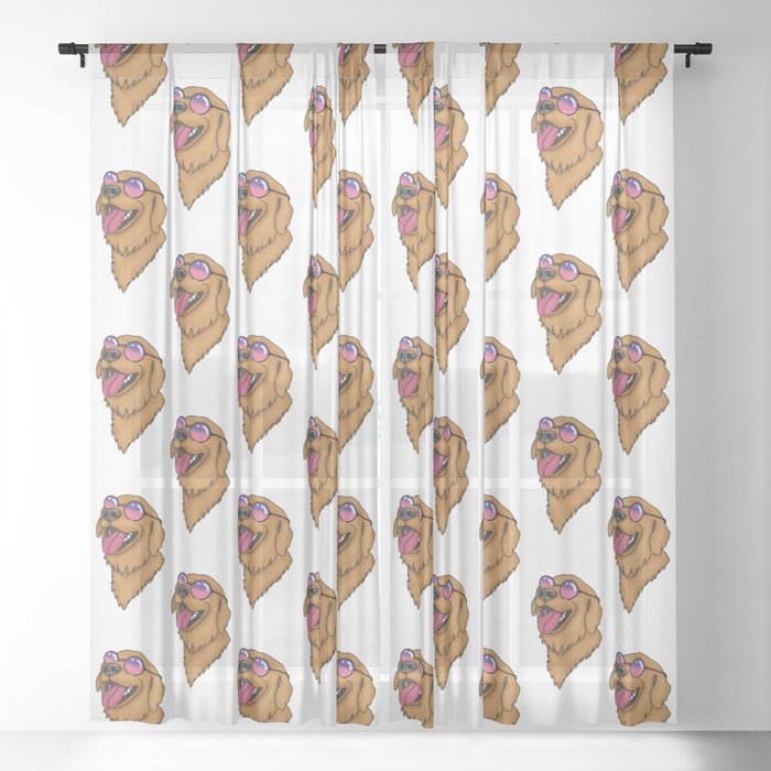 Too Cool Goldie Sheer Curtain