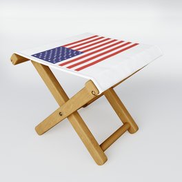 American Flag, Stars and Stripes. Pure and simple. Folding Stool