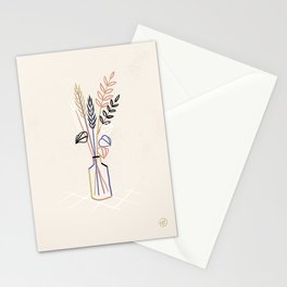 Mini bouquets from cafes, Arnolfini Bristol - veri peri theme Stationery Cards