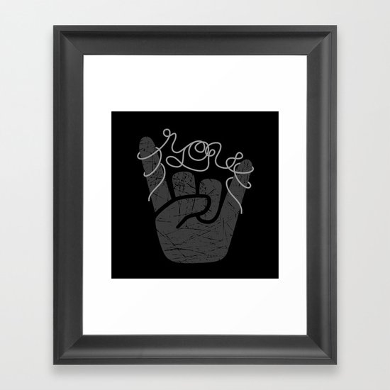 You Rock Framed Art Print