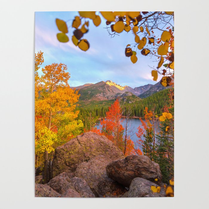 Fall In The Rocky Mountains Poster