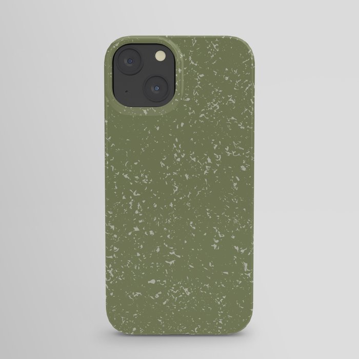 Green abstract texture iPhone Case