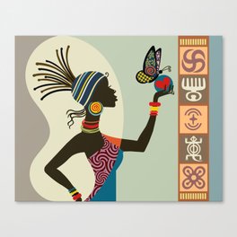 Afrocentric Chic I Canvas Print
