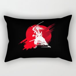 Samurai Japan Fighter Japanese Art Rectangular Pillow