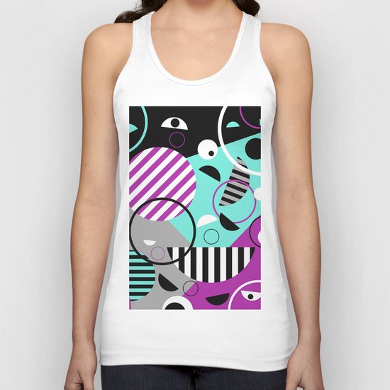 Bits And Bobs - Abstract, geometric design Unisex Tank Top
