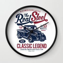 The Real Steel Vintage Truck Wall Clock