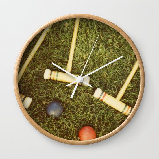 Croquet Wall Clock