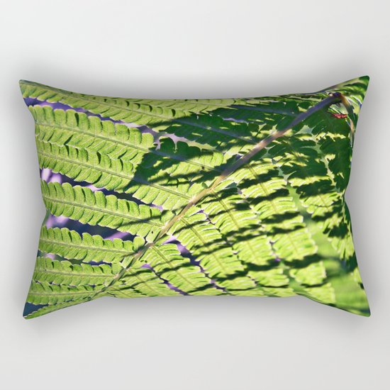 Summer Fern in Sunny Dreams Rectangular Pillow
