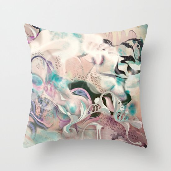 Fluidity Throw Pillow