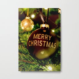 Merry Christmas Metal Print | Underwater, Black And White, Infrared, Digital Manipulation, Vintage, Hdr, Double Exposure, Digital, Color, Long Exposure 