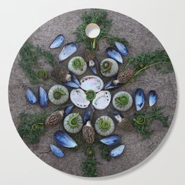 Nature Mandala: April Cutting Board
