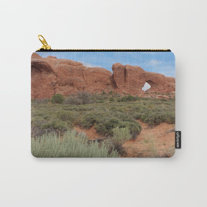 Vertical Out West Scene Carry-All Pouch