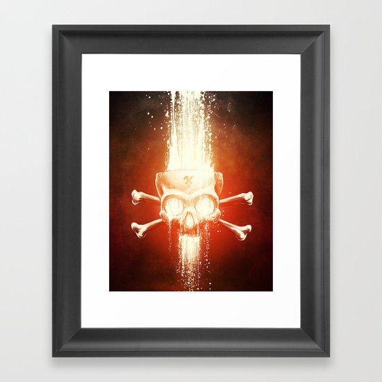 Black Smith Framed Art Print
