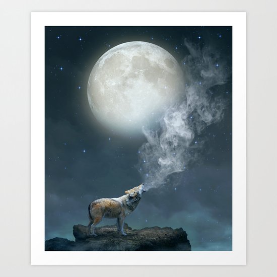 The Light of Starry Dreams Art Print