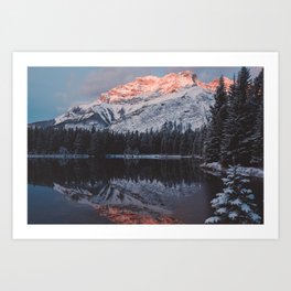 Mount Cascade Art Print