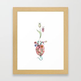 Heart home Framed Art Print