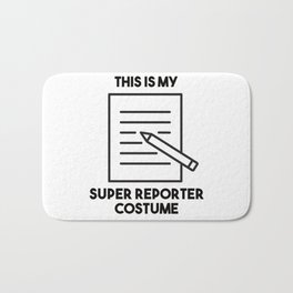Journalist Author Saying Bath Mat