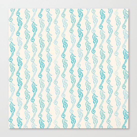 Pastel Marine Pattern 01 Canvas Print