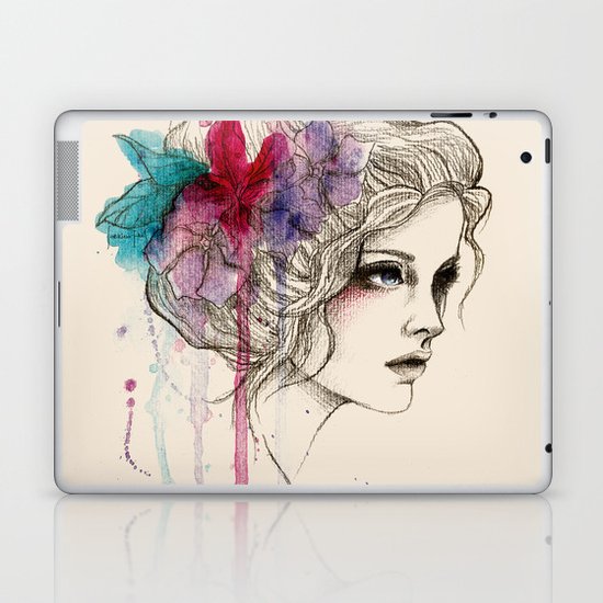 Water Flowers Laptop & iPad Skin