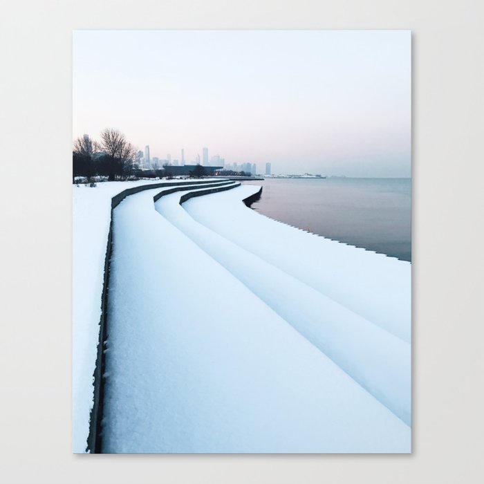 Chicago Winter Lakefront Canvas Print