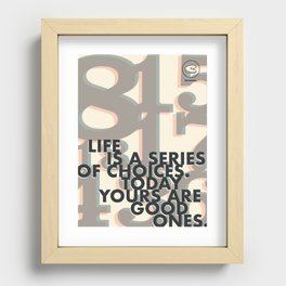 Fortune cookie wisdom Recessed Framed Print