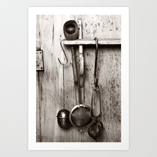 KITCHEN EQUIPMENT - duplex Art Print