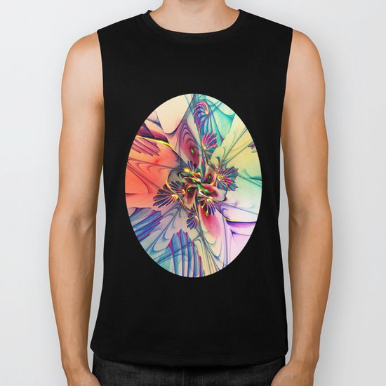 Spiral Mania 8 Biker Tank