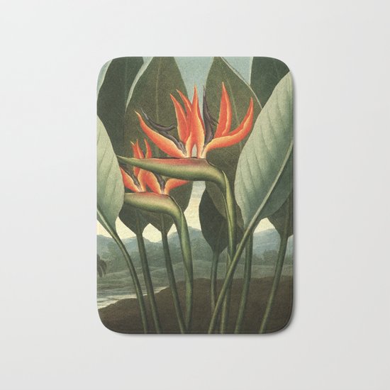 Birds of Paradise : Temple of Flora Bath Mat