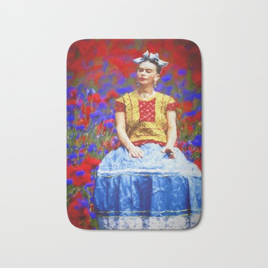 FRIDA dreaming away Bath Mat