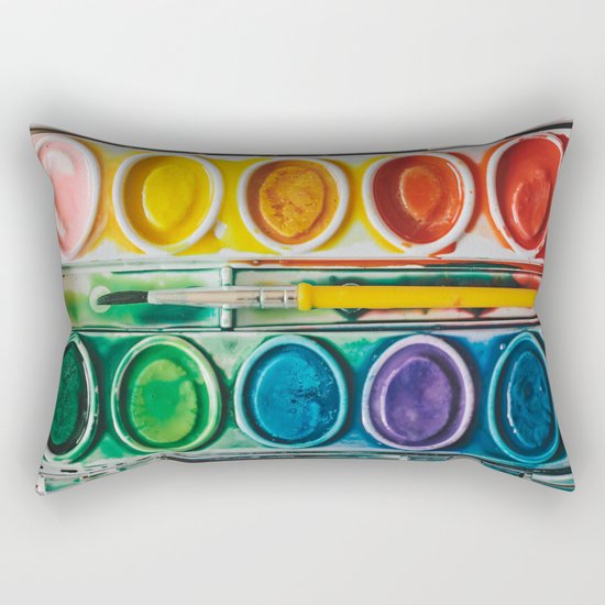 The Painter Rectangular Pillow