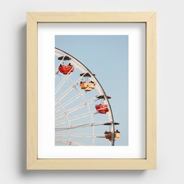 Ferris Wheel Santa Monica Recessed Framed Print
