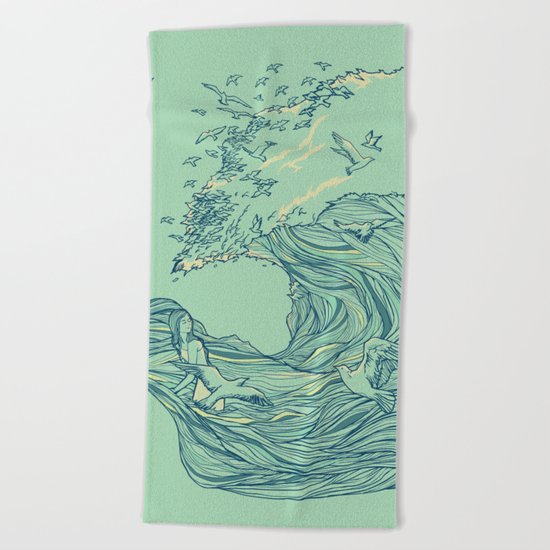 Ocean Breath Beach Towel