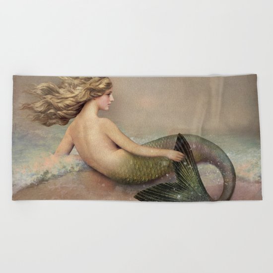 Her Ocean Beach Towel