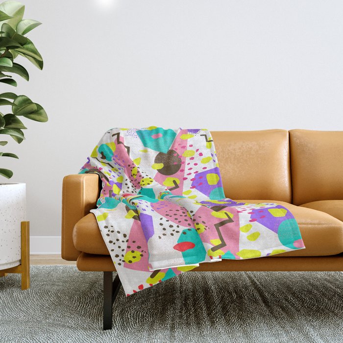 Cool Kids I Throw Blanket by Cristina Jucan Society6