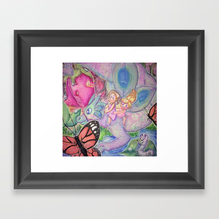 The Adventures Of Teeny And Tiny Framed Art Print By Starrenpiece The Adventures Of Teeny And Tiny Framed Art Print
