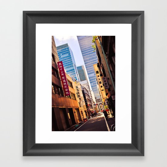 Tokyo Alley Framed Art Print