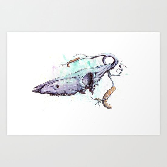 skullbranch Art Print