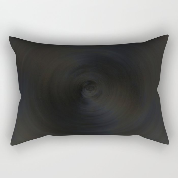 Abstract monochrome whirl Rectangular Pillow