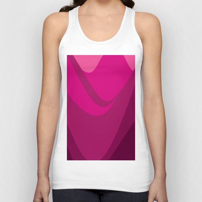 Pink valley Tank Top