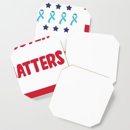 American Flag Addiction Recovery Matter Coaster