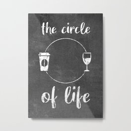 Coffee And Wine Metal Print | Coffee, Caffeine, Gift, Coffeebean, Wine, Cappuccino, Coffeelover, Drinking, Latte, Coffeeshop 