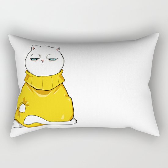 itchy sweater Rectangular Pillow