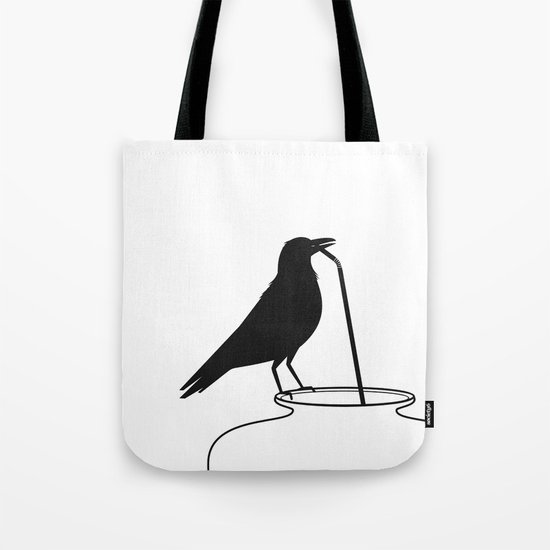 Thirsty crow Tote Bag