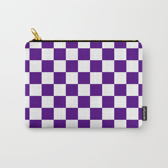 Checker (Indigo/White) Carry-All Pouch