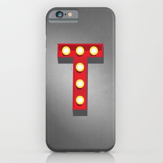 T - Theatre Marquee Letter iPhone & iPod Case