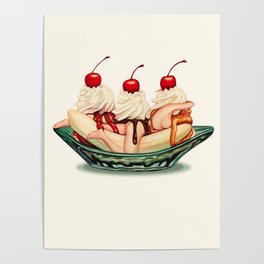 Sundae Best: Banana Split Poster