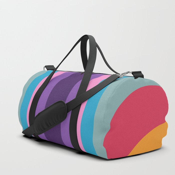 Retro Rainbow 02 Duffle Bag